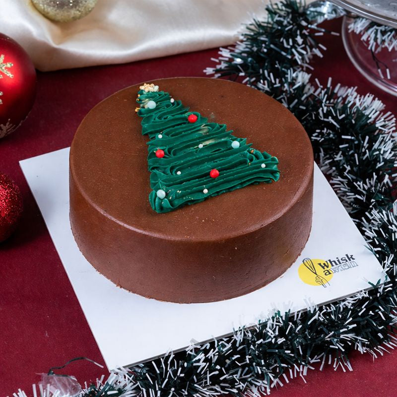 Christmas Theme Chocolate Bento Cake