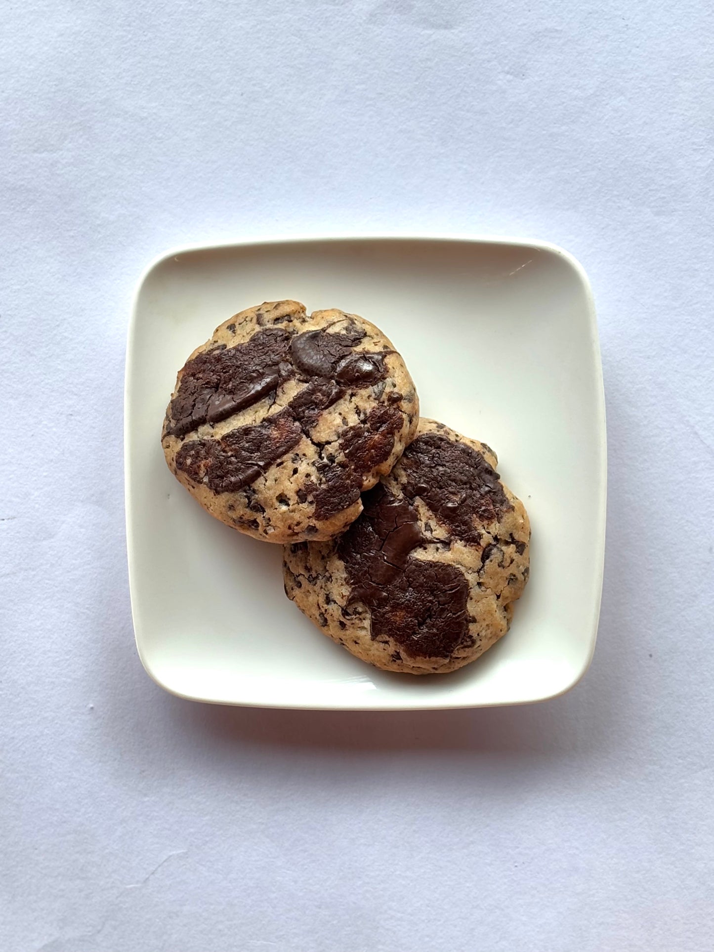 Eggless Monster Choco Chunk Cookies