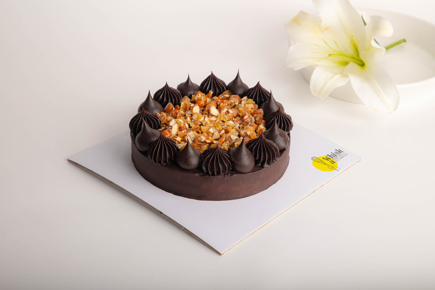 Almond Praline Dark Chocolate Cake 500 grams