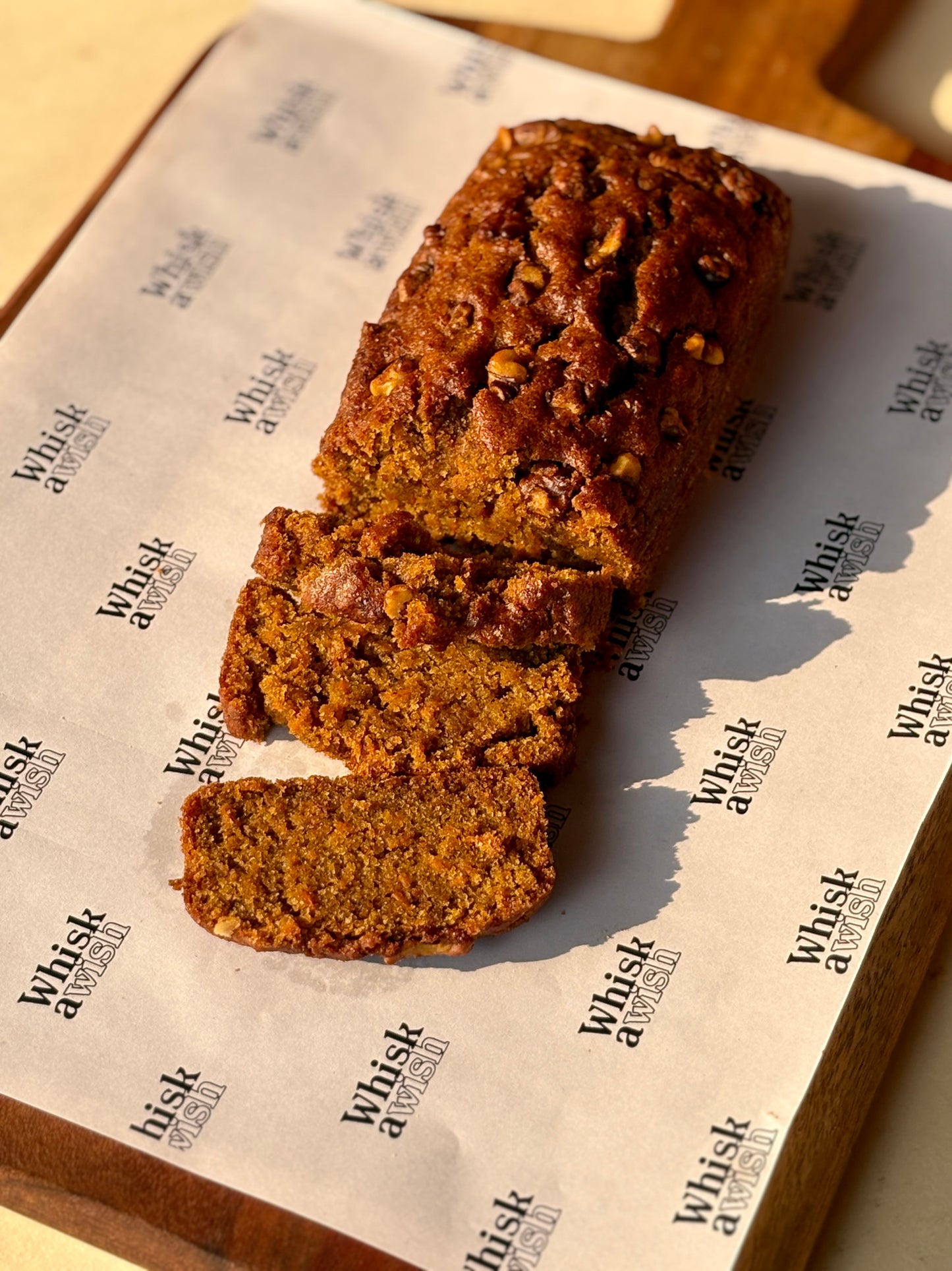 Vegan Whole Wheat Tea Cake Walnut Tea cake