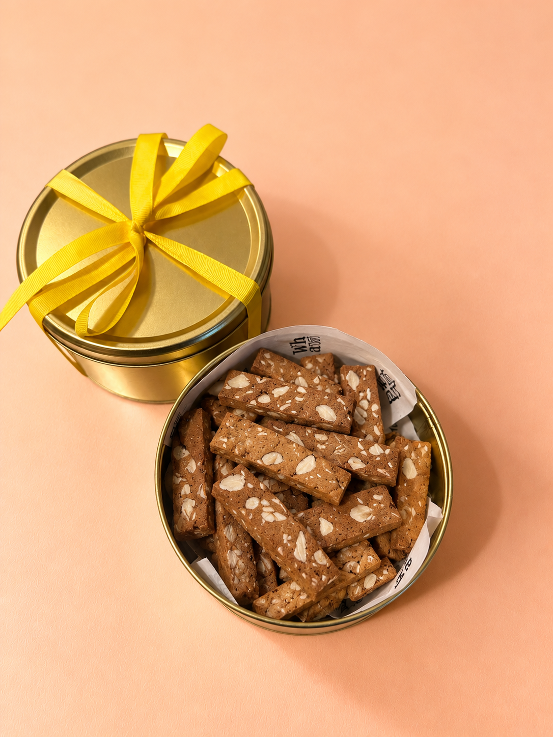 Tin of Almond Biscotti