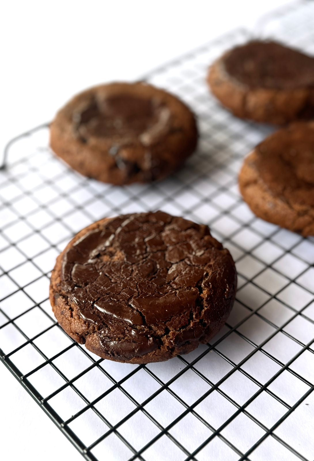 Eggless Monster Nutella Cookies