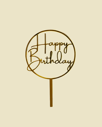 Acrylic Cake Toppers
