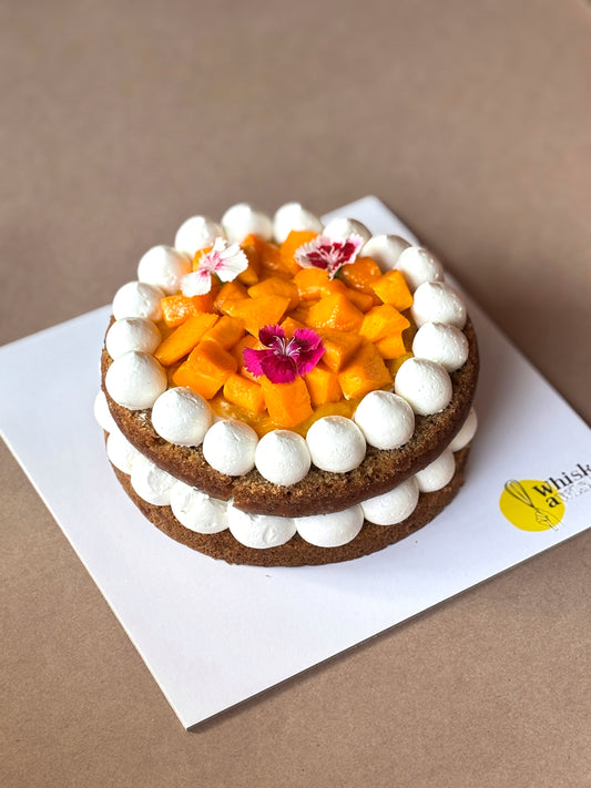 Whole Wheat Mango Cake